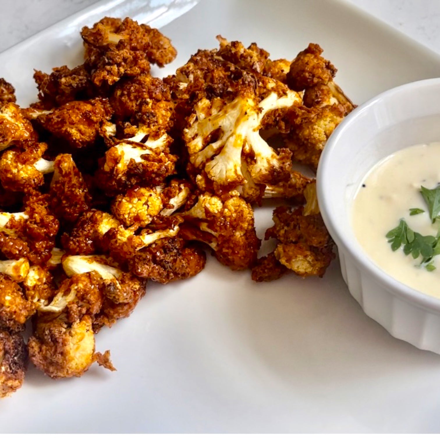 Buffalo Cauliflower Bites