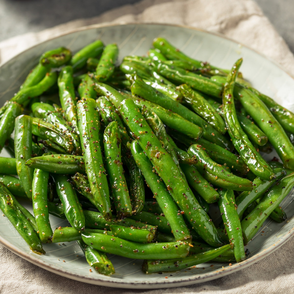 Pinch Dab Dash Sauteed Green Beans