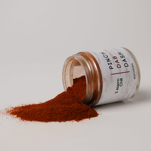 5 Alarm Chili seasoning by Pinch Dab Dash