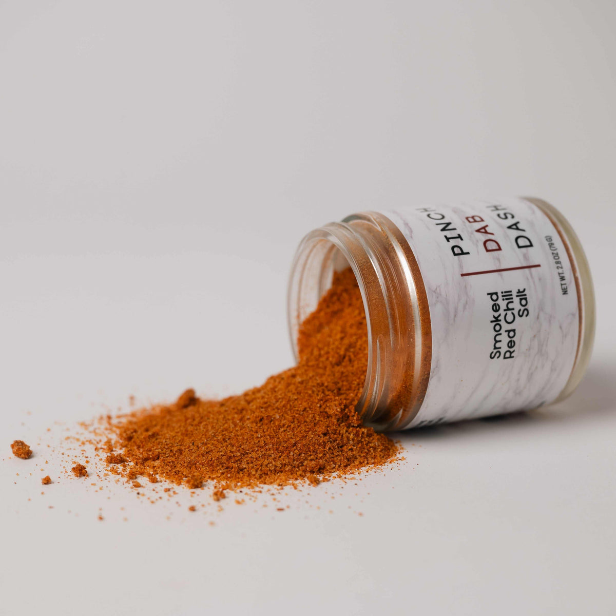 Smoked Red Chili Salt seasoning by Pinch Dab Dash