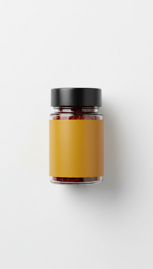 Golden Saffron Seasoning Jar